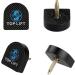 uxcell Women's High Heel Tips 20mm x 19mm - Set of 4, Black Plastic Shoes Heel Caps - Buy Online on GoSupps.com