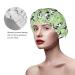 Bamboo Reusable Shower Cap with Sketch Panda Design | Waterproof Double Layer Bathing Hat for Women, Kids, and Men - Buy Online on GoSupps.com