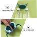 Housoutil 4-Piece Hook Set - Punch-Free Mop & Broom Holder | Best Mop Organizer Clamp | No Drill Tool Hangers | 12x7.5cm Blue - Buy Online on GoSupps.com