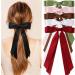 PLCPDM Sweet Long Bow Hair Clip Bow Elegant 2000s-style Bow Bunches Accessories Sweet Balletcore Milky white - Buy Online on GoSupps.com