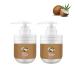 Generisch Pack of 2 coconut-based hair removal creams for face and body for women - Gentle and painless hair removal - Hair removal mousse for eyebrows upper lip chin - 100g