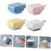 Magiclulu 4-Piece Massage Shampoo Brush Set - Silicone Scalp Scrubber & Thick Hair Comb for Spa-Like Cleansing - Buy Online on GoSupps.com