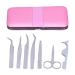 Eyelash Extension Tweezers Set - Stainless Steel Grafting Tools & Eyebrow Scissors for Perfect Eyelash Extensions - Buy Online on GoSupps.com