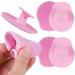 Silicone Face Scrubber - Exfoliating Facial Brush for Skin Cleansing and Scrub - Gentle Silicone Exfoliator and Cleanser - Facial Care Tool for a Fresh and Renewed You - 2 Pack - Pink