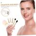 Buy Makeup Brush Set for Women - Portable Nanofiber Cosmetic Brushes - Ideal for Travel & Face Makeup - 10.6x5cm White - Buy Online on GoSupps.com