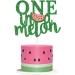 CZolden Watermelon Cake Toppers Kits One in a Melon Cupcake Topper Baby Shower 1st Birthday Supplies Watermelon Birthday Party Supplies - Buy Online on GoSupps.com
