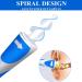 Airdminystion Earwax Removal-Spiral Ear Wax Removal Tool Reusable Earwax Removal Kit Safe Ear Cleaner with 16 Pcs Soft and Flexible Replaceme - Buy Online on GoSupps.com
