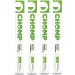 Chomp Bamboo Flossing Toothbrush (4-Pack) - Eco-Friendly Oral Care Solution - Buy Online on GoSupps.com