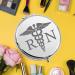 KEYCHIN Registered Nurse Pocket Mirror RN Nurse Gifts Compact Makeup Mirror For RN Nurse Graduation Rn Mirror - Buy Online on GoSupps.com