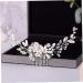 Didiseaon Pearl Comb Rose Gold Pearl Bridal Side Comb Bridal Headpiece Rhinestone Hair Clip Pearl Hair Pin Comb Bridal Headdress Hair Accessories Bride Rhinestones White - Buy Online on GoSupps.com