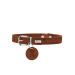 HUNTER AALBORG dog collar leather simple robust comfortable 32 (XS) cognac cognac 32 (XS)