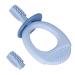 Soft Silicone 360 Baby Toothbrush & Teether for Infants Toddlers & Kids - Blue - International Shipping - Buy Online on GoSupps.com