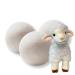 Reusable Handmade Natural Fabric Softner 100% Marino Wool Dryer Balls Set of 3