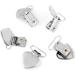 Qcwwy 10pcs Heart Shape Metal Pacifier Holders - Safe DIY Beads & Charm Accessories for Baby - Buy Online on GoSupps.com