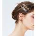 Bride Hair Clips: Penta Angel 2Pcs Gold & Silver Rhinestone Letter Pins - Bridal Shower & Wedding Hair Accessories for Women & Girls - Buy Online on GoSupps.com