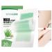 Wax strip body |Bikini Wax Waxing Kit Hair removal for face and body strip of body wax bikini with mild formula for armpits face and legs zorq green