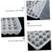 34 Egg Preservation Box Plastic Container Fridge Egg Holder Tray Plastic Egg Tray With re-usable - Buy Online on GoSupps.com