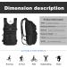 MOSISO Tactical Hydration Pack Backpack with 3L Water Bladder - Black - Buy Online on GoSupps.com