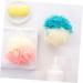 Buy Housoutil 8pcs Color Matching Bath Balls & Exfoliating Sponges - Ideal Shower Poufs & Loofahs for a Luxurious Bath Experience | International Shipping Available - Buy Online on GoSupps.com