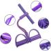 Buy Fitness Pedal Ankle Puller - 4/6-Tube Elastic Resistance Bands for Stretching - Purple Yoga Pedal Puller | International Shipping Available - Buy Online on GoSupps.com