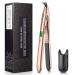 Culwad Hair Straighteners 2 in 1 Ceramic Flat Iron and Curling Iron with LCD Display Straightners & Curls with Adjustable Temperature (140-230 ) Dual Voltage Gold