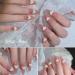 DIY Manicure Purple Blue Charms Resin Love Heart Nails Rhinstones Nail Art Decorations 3D - Buy Online on GoSupps.com