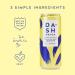 Dash Water Lime & Lemon - 24 x Flavoured Sparkling Spring Water NO Sugar NO Sweetener NO Calories - Infused with Wonky Fruit (12 Lime & 12 Lemon x 330ml cans) - Buy Online on GoSupps.com