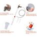 Fish Tank Gravel Cleaner Kit for Water Changing and Filter Cleaning - Long Nozzle with Air-Pressing Button, Adjustable Flow Controller - BPA Free - Buy Online on GoSupps.com