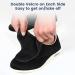 DEFILA Adjustable Diabetic Shoes for Men and Women - Extra Wide Width, Lightweight & Breathable - Black (Size 49) - Buy Online on GoSupps.com