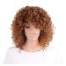 Buy Witle Bob Afro Kinky Curly Wig for Black Women | Heat Resistant Synthetic Ombre Brown Hair | 17 Full Wig with Free Cap - 180g - Buy Online on GoSupps.com