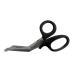First aid scissors knee-bent 18.5 cm silver matt bandage scissors Lister scissors rescue scissors