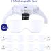 Headband Magnifier with LED Light Hands-Free Head Mount LED Illuminated Magnifying Glasses Headlamp with 5 Detachable Lenses for Reading Watch & Electronic Repair Sewing Jewelry Loupe - Buy Online on GoSupps.com