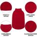 Mihachi Turtleneck Dog Jumper - Large Red Cable Knit Sweater with Leash Hole - Buy Online on GoSupps.com