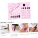 POPETPOP Nail Tool manicure pad manicure mat tools manicure art mat Salon Manicure tool manicure mat workspace silicon mat u as acrilicas nail Accessories Silica Practice Pad 28x20cm Pink - Buy Online on GoSupps.com