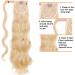 Ponytail Extension 24 Inch Long Wavy Ponytail Extension Magic Paste Synthetic Ponytail Hairpiece Wrap Around Wavy Ponytail Hair Extension for Women Ponytail Hairpiece for Women (Color : M24-613 Si 24inches M24-613 - Buy Online on GoSupps.com