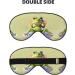 Funny Frog Yoga Eye Mask | Soft Adjustable Sleep Mask for Men & Women | Comfortable Nighttime Sleep Aid - Buy Online on GoSupps.com