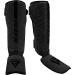 RDX Maya Hide Leather Shin Guards for Kickboxing, Muay Thai, and Martial Arts - Black Medium - Buy Online on GoSupps.com