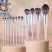 12-Piece Makeup Brush Set - Professional Tools for Foundation Concealer & Eye Shadow | Perfect for Every Skin Type - Buy Online on GoSupps.com