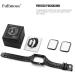 Fullmosa Rugged Silicone iWatch Band with Protector & Bumper Case for Men - Apple Watch Series 8/7/6/5/4/SE2/SE, 44mm Black - Buy Online on GoSupps.com