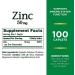 Nature's Bounty Zinc 50mg Caplets - Immune Support Supplement, 100 Ct - Buy Online on GoSupps.com