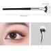 Eyelash Fan Brush 120 Angled Fan Shaped Mascara Brushes For Mascara Clumps Removal Eyelashes Makeup Brush For Beginner Makeup Artist Folding Eyelash Eyebrow Brush For Elongated Volumized Eye Lashe - Buy Online on GoSupps.com