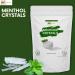 mGanna Food Grade Menthol Crystals 227g / 0.5lbs Natural Refreshing Multipurpose - Buy Online on GoSupps.com