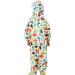 De Feuilles Kids Button Rain Suit - Yellow Animals | Waterproof Hooded Raincoat Jumpsuit for 2-3 Years - Buy Online on GoSupps.com