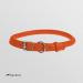 CollarDirect Handmade Round Leather Dog Collar - Soft Padded Real Leather for Dogs & Cats - Sizes 35-40 cm - Multiple Colors: Black Pink Red Purple Blue Orange - Buy Online on GoSupps.com