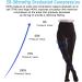 2 PCS Compression Pantyhose 20-30mmHg Support Stockings for Women - L Black Large (Pack of 2) - Buy Online on GoSupps.com
