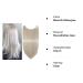 Silk-Co Hair Extensions - Smooth 50cm Blonde & Silver Gray Rubber Band Extensions with Invisible Cord Realistic Synthetic Hair for Women - Buy Online on GoSupps.com
