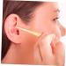 Healeved Croissant Ear Pick & Shofar Ear Wax Picker - 2 Pcs Ear Cleaning Tool Set | Light Yellow, 11.5x1.2x0.3cm - Buy Online on GoSupps.com