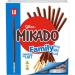 G n rique LU MIKADO - Mikado Box Milk Chocolate 300g - Biscuits coated in delicious chocolate - Family size 300g - Ideal for a sweet treat - Pack of 3