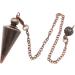 Shop Hahhhha Copper Pendulum for Fortune-Telling & Healing | Reiki Dowsing Tool in Rose Gold - Buy Online on GoSupps.com