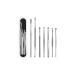 SSWERWEQ Ear wax removal tool 7 pcs/set Ear Cleaner Wax Pickers Earpick Wax Remover Curette Ear Pick Cleaner Spoon Care Ear
